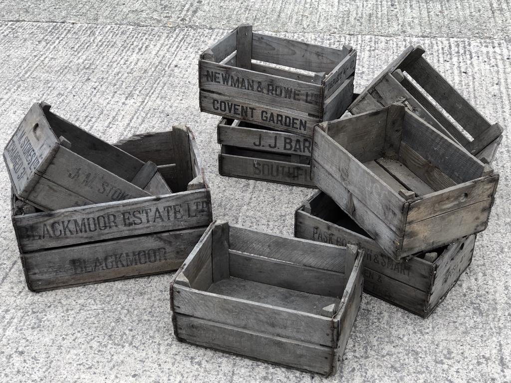 Vintage Wooden Crates